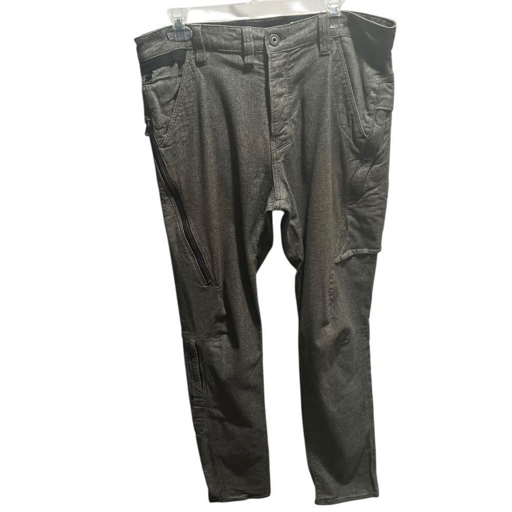 G-Star RAW Citishield 3D Cargo Slim Tapered Jeans 33x34 Gray Stretch Utility